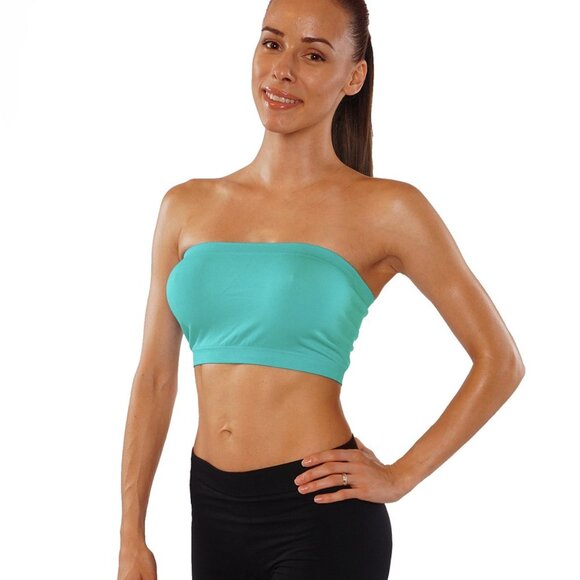 Ombré aqua green sport bra - Picture 1 of 2